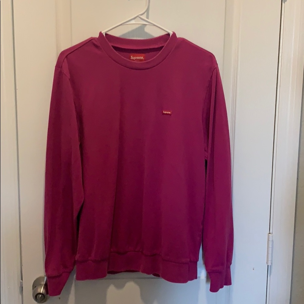 Men’s small supreme long sleeve shirt